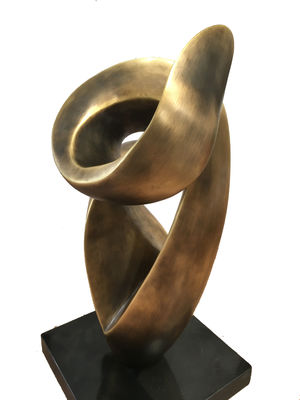 Smooth Curves Copper Art Sculpture Old Bronze Garden Ornaments Sculptures