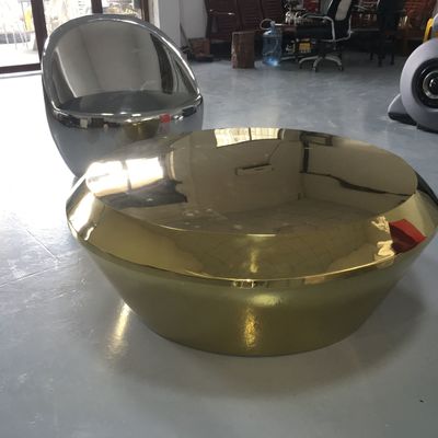 Handicraft Works Sculpture Coffee Table Electroplated Mirror Small Outdoor Sculptures