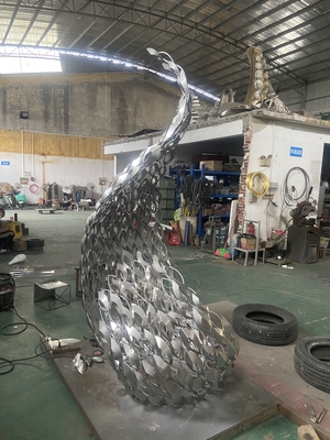 Custom Outdoor Water Pool Metal Art Sculptures Dekorasi