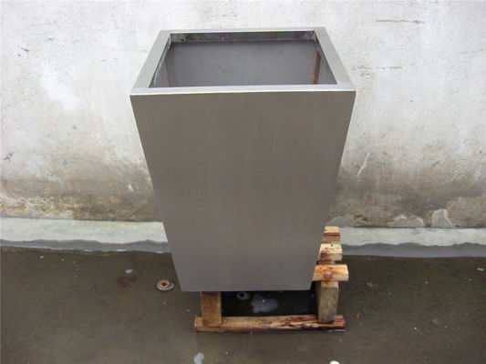 Stainless Steel Pot Bunga Logam Besar Cat Semprot Ronze Plant Pot